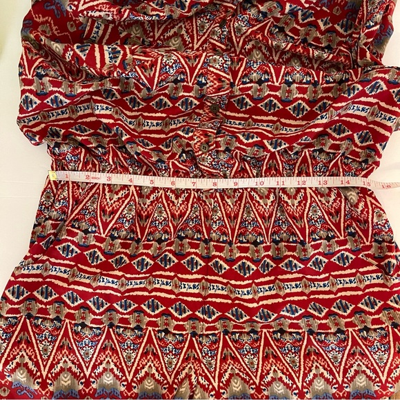 Speed Control Romper Pockets Button Stretch Waist Sz M - Picture 9 of 10